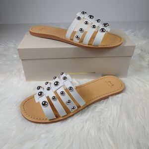 New in Box Marc Fisher Pava Studded Flat Sandal